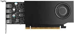 Видеокарта PNY PCI-E 4.0 A1000 NVIDIA A1000 8Gb 128bit GDDR6 1065/10000 mDPx4 HDCP oem low profile