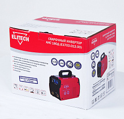 Сварочный аппарат Elitech АИС 180Д (E1703.012.00) инвертор MMA DC/TIG DC 5.4кВт