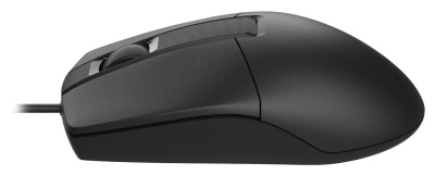 Мышь A4Tech OP-330S черный оптическая 1200dpi silent USB 3but (OP-330S (BLACK))