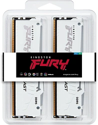 Память DDR5 2x32GB 5600MHz Kingston KF556C36BWEAK2-64 Fury Beast RGB RTL Gaming PC5-44800 CL36 DIMM 288-pin 1.25В kit single rank с радиатором Ret