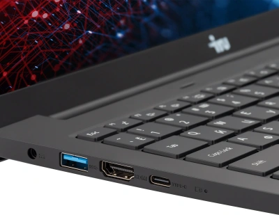 Ноутбук IRU Strato 15ALI Core i7 1255U 32Gb SSD1Tb Intel Iris Xe graphics 15.6" IPS FHD (1920x1080) Windows 11 Pro Multi Language 64 black WiFi BT Cam 6000mAh (2084679)