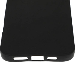 Чехол (клип-кейс) BoraSCO для Apple iPhone 16 Plus Silicone Case черный (73521)