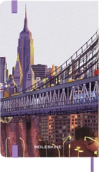 Блокнот Moleskine LIMITED EDITION I AM NEW YORK LEQP060IAMNY Large 130х210мм 240стр. слоновая кость страницы линейка твердая обложка белый