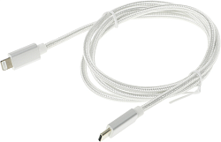 Кабель Cactus CS-LG.USB.C-1 USB Type-C (m)-Lightning (m) 1м белый блистер