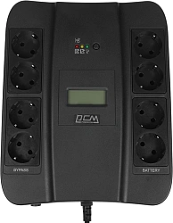 Источник бесперебойного питания Powercom Spider SPD-750U LCD USB 450Вт 750ВА черный