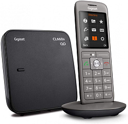 Р/Телефон Dect Gigaset CL660A SYS RUS черный автооветчик АОН