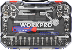 Набор инструментов Workpro WP202523 47 предметов (жесткий кейс)