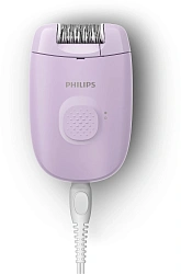 Эпилятор Philips BRE237/00 скор.:1 насад.:2 от электр.сети фиолетовый