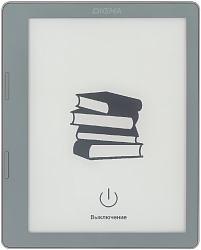 Электронная книга Digma E2 5.83" E-Ink 680x920 Touch Screen 1.2Ghz 1Gb/8Gb/SD/microSDHC/подсветка дисплея светло-серый