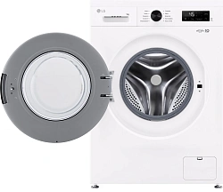 Стиральная машина LG F2Y1VS6W класс: A загр.фронтальная макс.:9кг белый инвертор