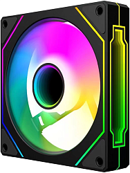 Вентилятор для корпуса Bloody CF-12 LCD ARGB 120х120x25 черный 4-pin 32дБ (упак.:1шт) (CF-12-ARGB120-BK) Ret