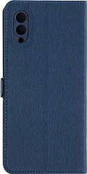 Чехол (флип-кейс) DF для Samsung Galaxy A02 sFlip-85 синий (DF SFLIP-85 (BLUE))