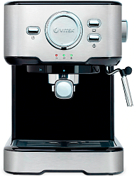 Кофеварка рожковая Vitek VT-1520 850Вт серебристый