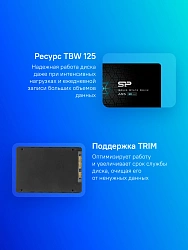 Накопитель SSD Silicon Power SATA-III 256GB SP256GBSS3A55S25 Ace A55 2.5"