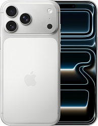Смартфон Apple A3526 iPhone 17 Pro Max 512Gb серебристый моноблок 3G 4G 1Sim 6.9" 1320x2868 iOS 26 48Mpix 802.11 a/b/g/n/ac/ax/be NFC GPS Protect