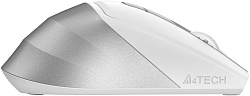 Мышь A4Tech Fstyler FG45CS Air белый/серебристый оптическая 2000dpi silent беспров. USB для ноутбука 7but (FG45CS AIR USB (SILVER WHITE))