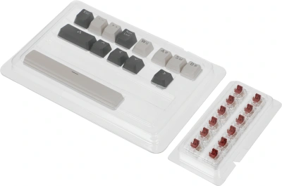 Клавиатура A4Tech Bloody WS98 Pixels Red механическая темно-серый/белый USB беспроводная BT/Radio Multimedia for gamer LED (WS98)