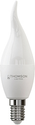 Лампа светодиодная Thomson TH-B2025 6Вт цок.:E14 свеча 220B св.свеч.бел.теп. Tail Candle (упак.:1шт)