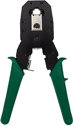 Инструмент обжимной Rexant HT-200 12-3441 для RJ-45/RJ-12/RJ-11 зеленый