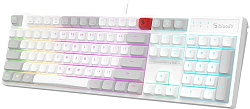 Клавиатура A4Tech Bloody B230N белый USB Multimedia for gamer LED (B230N)
