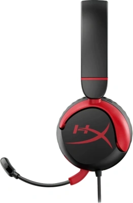 Наушники с микрофоном HyperX Cloud Mini черный/красный накладные оголовье (7G8F4AA)