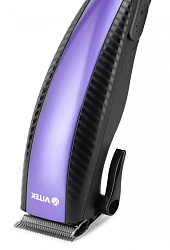 Машинка для стрижки Vitek VT-1357 черный/фиолетовый (насадок в компл:4шт)