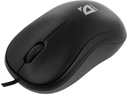 Мышь Defender Patch MS-759 черный оптическая 1000dpi USB для ноутбука 2but (52759)