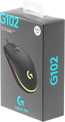 Мышь Logitech G102 LightSync черный оптическая 8000dpi USB 6but (910-005808)