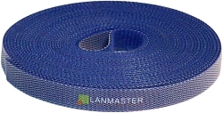 Хомут-липучка Lanmaster LAN-VCS5M-BK 5000x10мм (упак:1шт) полиамид черный
