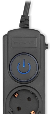 Сетевой фильтр Ippon BK-6-EU-5-16-B 5м (6 розеток) черный (коробка)