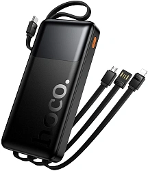 Мобильный аккумулятор Hoco J156 Founder 10000mAh QC3.0/PD3.0 22.5W 3A черный (62277)