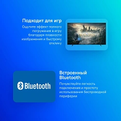 Телевизор LED Samsung 55" UE55DU7100UXRU Series 7 черный 4K Ultra HD 60Hz DVB-T2 DVB-C DVB-S2 USB WiFi Smart TV
