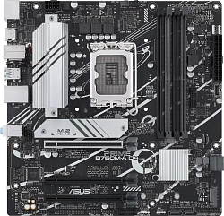 Материнская плата Asus PRIME B760M-A D4-CSM Soc-1700 Intel B760 4xDDR4 mATX AC`97 8ch(7.1) 2.5Gg RAID+HDMI+DP