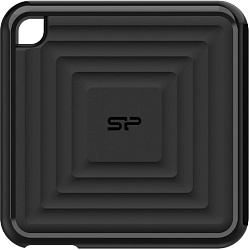 Накопитель SSD Silicon Power USB-C 1Tb SP010TBPSDPC60CK PC60 1.8" черный