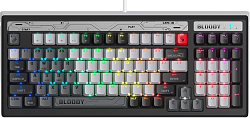 Клавиатура A4Tech Bloody B950 механическая серый USB for gamer LED (B950) кабель 1.8м