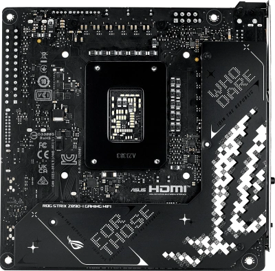 Материнская плата Asus ROG STRIX Z890-I GAMING WIFI Soc-1851 Intel Z890 2xDDR5 mini-ITX AC`97 8ch(7.1) 2.5Gg RAID+HDMI