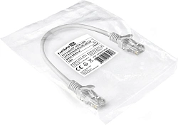 Патч-корд Exegate UTP-RJ45-RJ45-5e-0,3M-LSZH-GY 1Гбит/с UTP 4 пары cat.5E CCA 0.3м серый RJ-45 (m)-RJ-45 (m) (EX286375RUS)