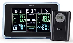 Погодная станция Buro BU-WSH168-COLOR черный