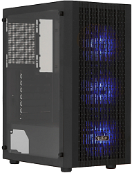 Корпус PcCooler MA100 MESH BK черный без БП ATX 3x120mm 1xUSB2.0 1xUSB3.0 audio bott PSU