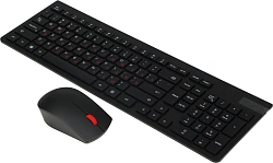 Клавиатура + мышь Lenovo Essential Gen2 клав:черный мышь:черный USB беспроводная (4X31N50736)