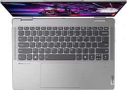Ноутбук Lenovo Yoga 7 14AHP9 Ryzen 7 8840HS 16Gb SSD1Tb AMD Radeon 780M 14" IPS Touch WUXGA (1920x1200) Windows 11 Home dk.grey WiFi BT Cam Bag (83DK006RRK)