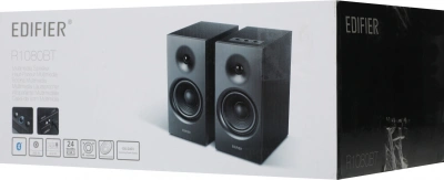 Колонки Edifier R1080BT 2.0 черный/черный 24Вт BT