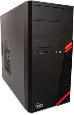 ПК IRU Home 310H6SM MT i5 12400 (2.5) 16Gb SSD256Gb UHDG 730 FreeDOS GbitEth 400W черный (1901043)