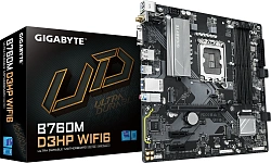 Материнская плата Gigabyte B760M D3HP WIFI6 Soc-1700 Intel B760 4xDDR5 mATX AC`97 8ch(7.1) GbLAN RAID+VGA+HDMI+DP