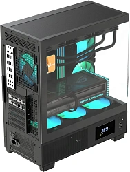 Корпус Formula Crystal E1 черный без БП ATX 5x120mm 3x140mm 2xUSB3.0 1xUSB3.1 audio bott PSU