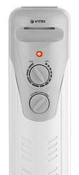 Радиатор масляный Vitek VT-1709 2000Вт белый