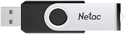 Флеш Диск Netac 128GB U505 NT03U505N-128G-20BK USB2.0 черный/серебристый