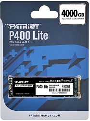 Накопитель SSD Patriot PCIe 4.0 x4 4TB P400LP4KGM28H P400 Lite M.2 2280