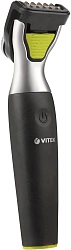 Триммер Vitek VT-2560 черный (насадок в компл:1шт)