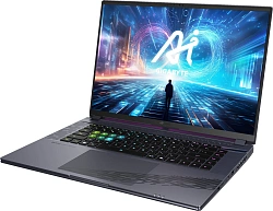 Ноутбук Gigabyte Aorus 16X Core i7 13650HX 32Gb SSD1Tb NVIDIA GeForce RTX4070 8Gb 16" IPS QHD+ (2560x1600) FreeDOS grey WiFi BT Cam (9SG-43KZC64SD)